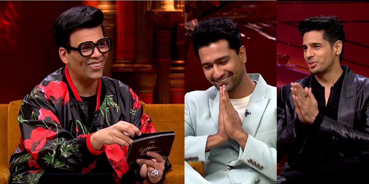 Punjabi Mundes Vicky Kaushal and Sidharth Malhotra bring out their most Biba selves in the newest promo of KWK